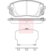 Apec Front Brake Vented Discs & Pads fits Kia Sportage V 2021 on 1.6