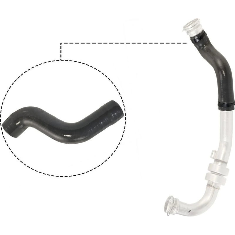 Gates Intercooler Turbo Charge Air Hose 330mm fits Renault Fluence 2010 on 1.5