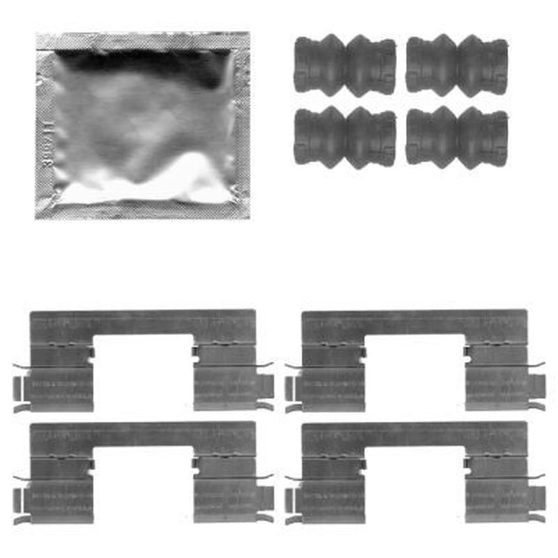 Mintex Brake Pad Accessory Fitting Kit Front fits Renault Kangoo 2008 on 1.5 1.6