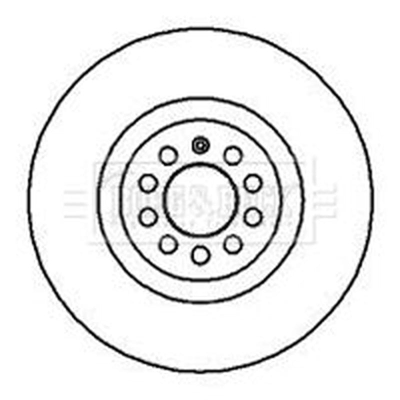Borg & Beck Front & Rear Brake Discs & Pads fits Audi Tt 1998-2006 1.8