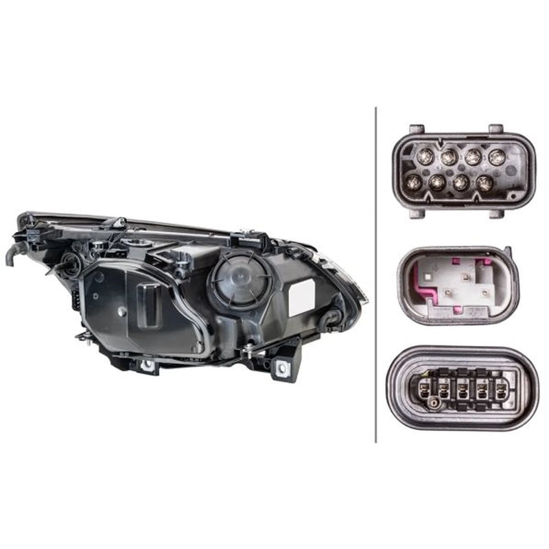 Hella Headlight Headlamp H7 Left fits BMW 5 2001-2010