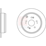 Apec 2 x Solid Brake Discs fits Honda Cr-V 2001-2007 2.0 2.2