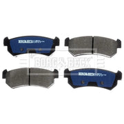 Borg & Beck Front & Rear Brake Discs & Pads fits Chevrolet Lacetti 2005-2013