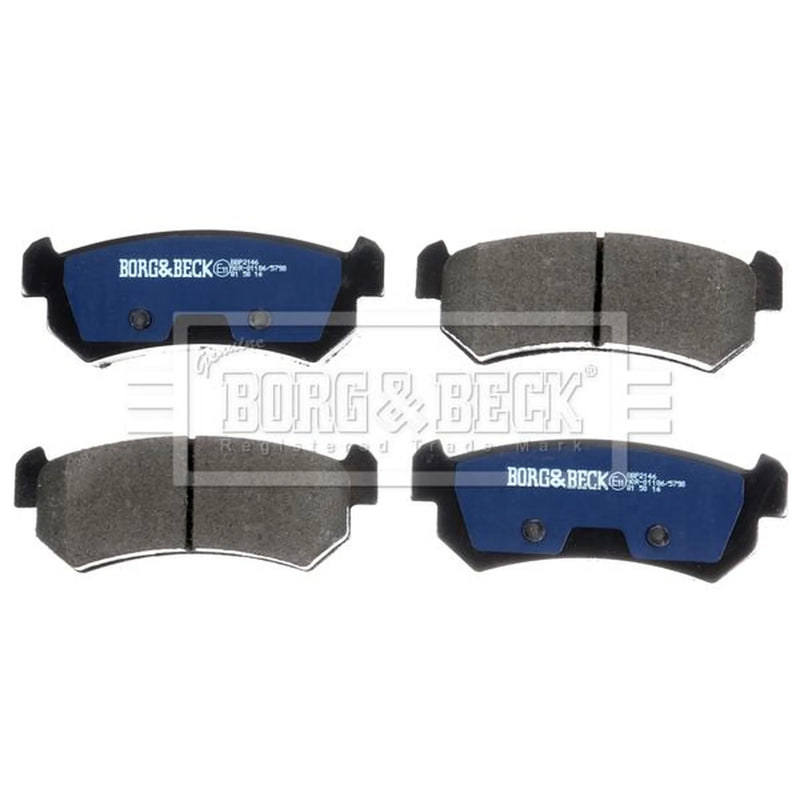 Borg & Beck Front & Rear Brake Discs & Pads fits Chevrolet Lacetti 2005-2013