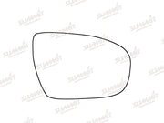 Summit Stick-On Standard Mirror Glass fits Hyundai i20 16 on RHS Summit - Bars 4 Cars