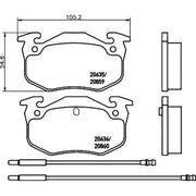 Mintex Front Brake Pad Set fits Alpine A310 1976-1984 2.7