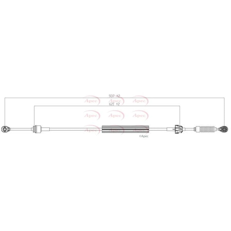 Apec Manual Transmission Cable Pull CAB7070