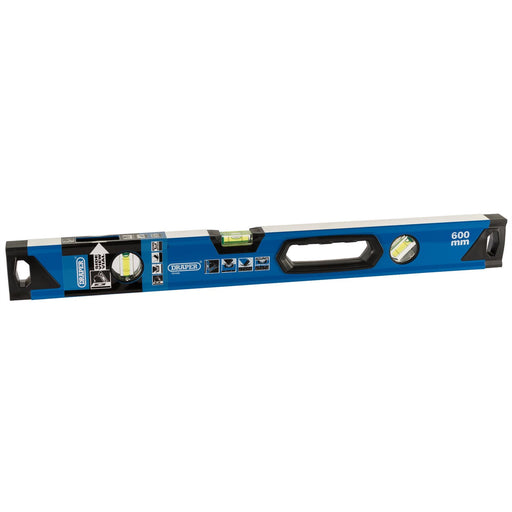 Draper Box Section Level with Side View Vial, 600mm 75102 Draper - Dynamic Drive