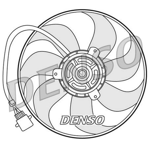 Denso Engine Cooling Fan fits Skoda Fabia I 1999-2008 1.4 1.9