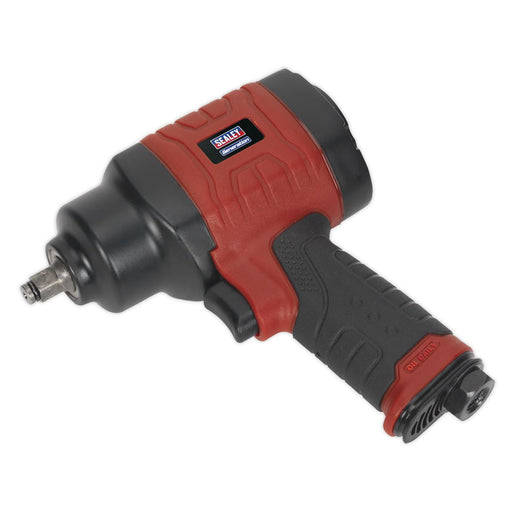 Sealey Composite Air Impact Wrench 3/8"Sq Drive Twin Hammer GSA6000 Sealey - Dynamic Drive