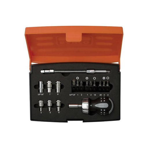 Bahco 808050S-18 Stubby Ratchet Screwdriver Set, 18 Piece Bahco - NN4 Online