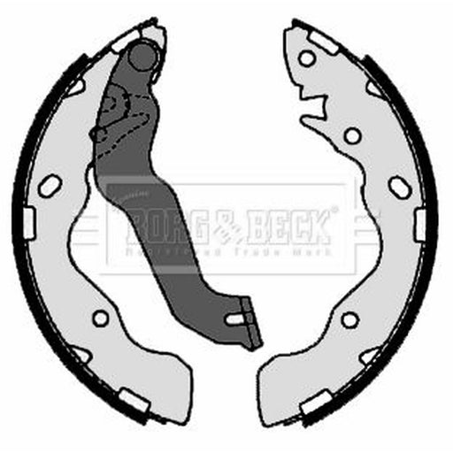 Borg & Beck Brake Shoe Set Axle Kit BBS6348