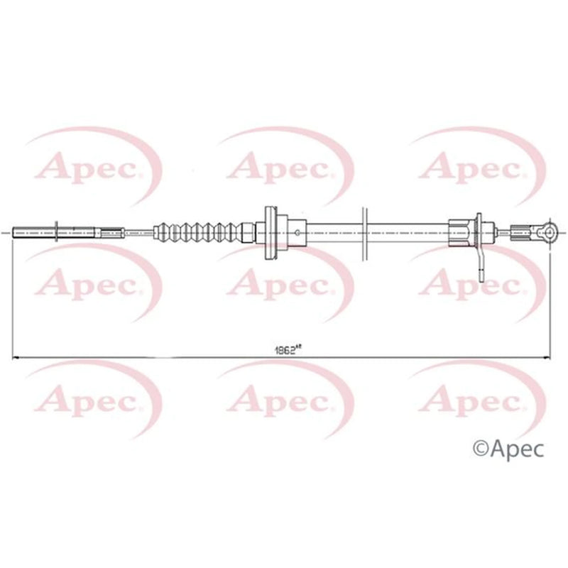 Apec Clutch Control Cable Pull CAB5027