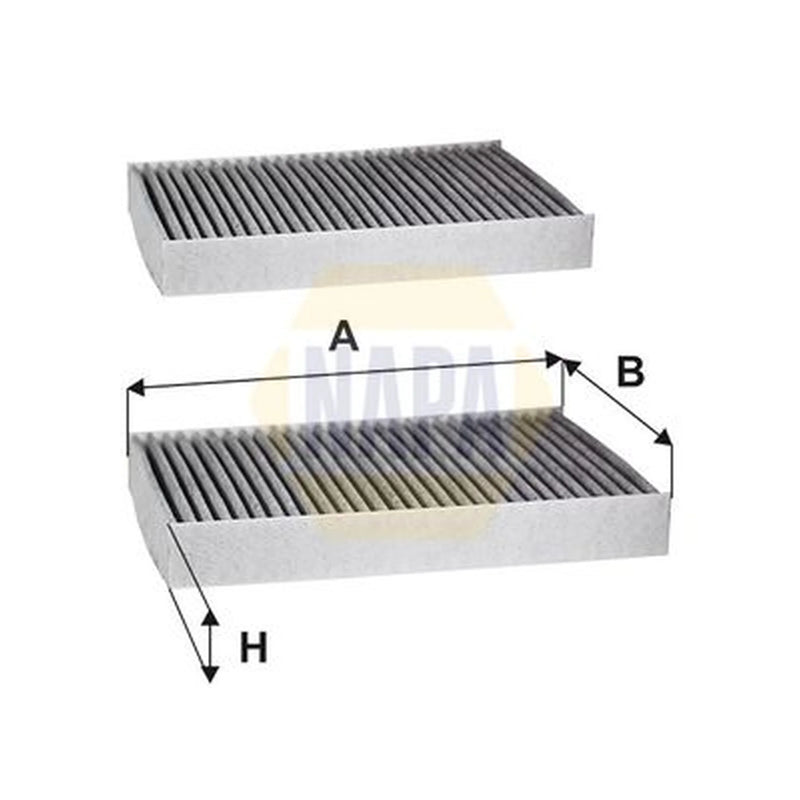 NAPA Cabin Air Filter (Pollen Filter) fits Alpina B5 2017-2020