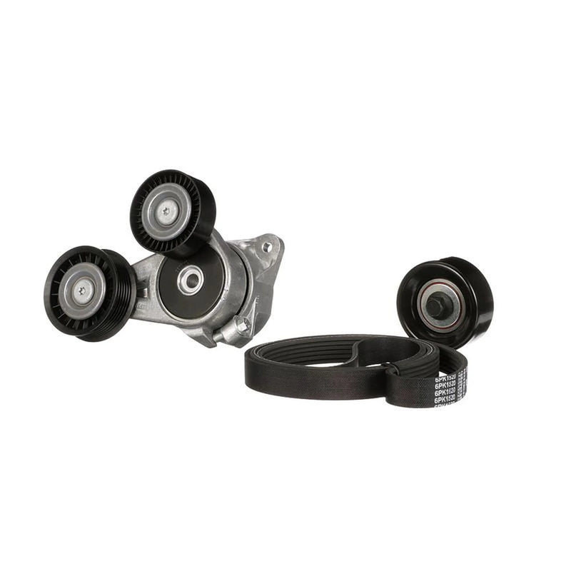 Gates V-Ribbed Belt Set fits Ford C-Max 2007-2010 1.8