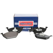 Borg & Beck Front Brake Vented Discs & Pads fits VW Bora I 2000-2005 1.9