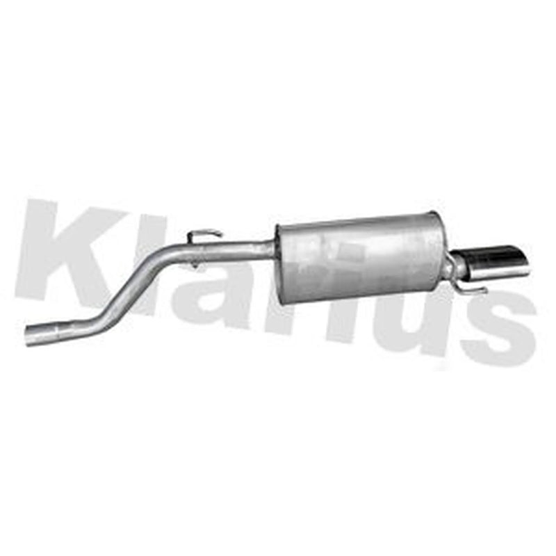 Klarius Box With Tail Pipe Rear fits Opel Corsa E 2014 on 1.0