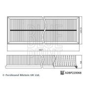 Blue Print Engine Air Filter fits Porsche Panamera 2009-2016 3.0 3.6 4.8