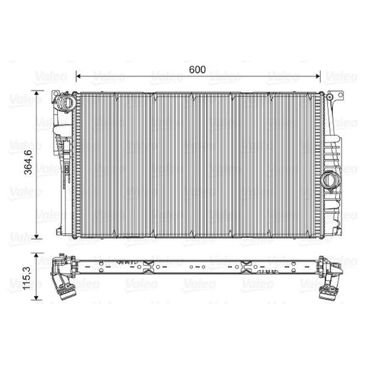 Valeo Engine Radiator 735454