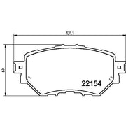 DON Front & Rear Brake Discs & Pads fits Mazda 3 2013-2019 1.5 2.0 2.2