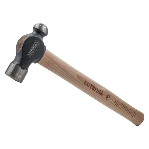 Faithfull Ball Pein Hammer FSC Hickory 680g (1.1/2 lb) Faithfull - Dynamic Drive