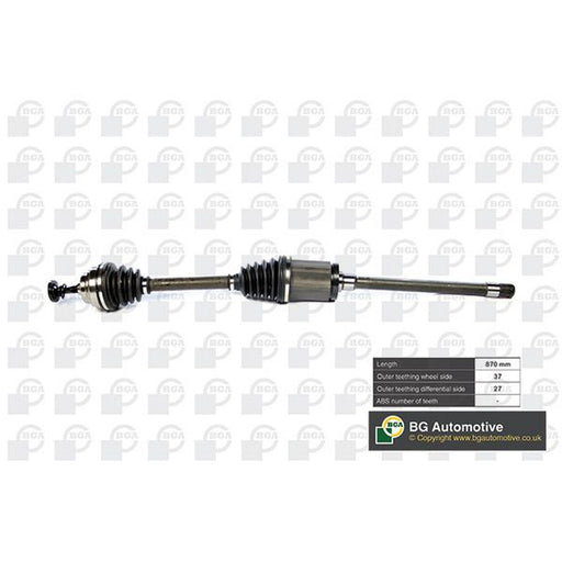 BGA CV Drive Shaft Driveshaft Front Right fits BMW 5 Gran Turismo 2010-2017