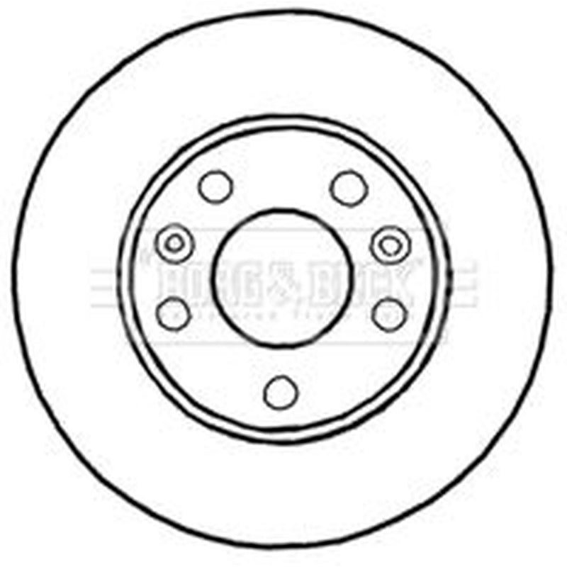 Borg & Beck Front & Rear Brake Discs & Pads fits Renault Scénic III 2009-2016