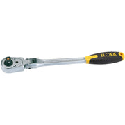 Draper Elora Quick Release Soft Grip Reversible Ratchet with Flexible Head, 1/2" Draper - Dynamic Drive
