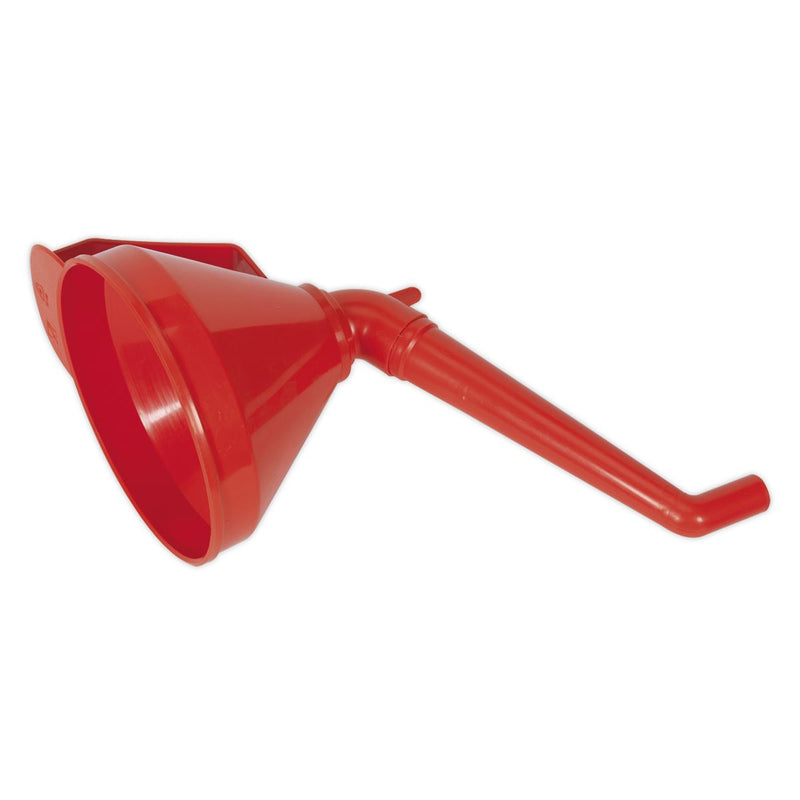 Sealey Funnel with Fixed Offset Spout & Filter Medium160mm F16 Sealey - Dynamic Drive