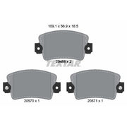 Textar Front Brake Pad Set 2048802
