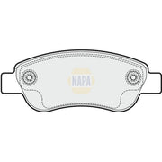 NAPA Front Brake Pad Set fits Toyota Aygo 2014 on 1.0