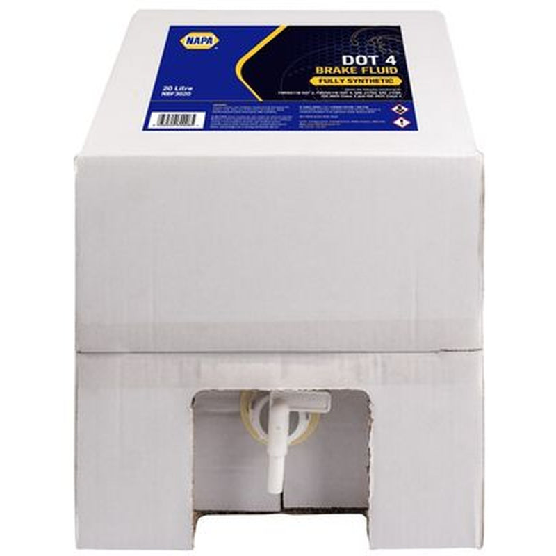 NAPA Brake Fluid DOT 4 20l fits Abarth 124 Spider 2016 on 1.4