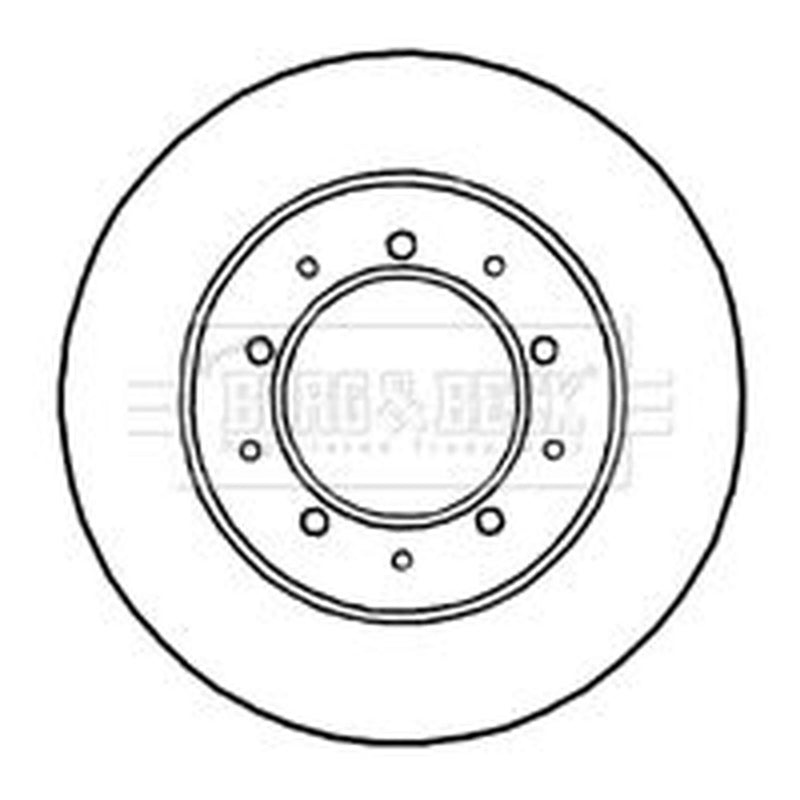 Borg & Beck Front & Rear Brake Discs & Pads fits Land Rover Range Rover