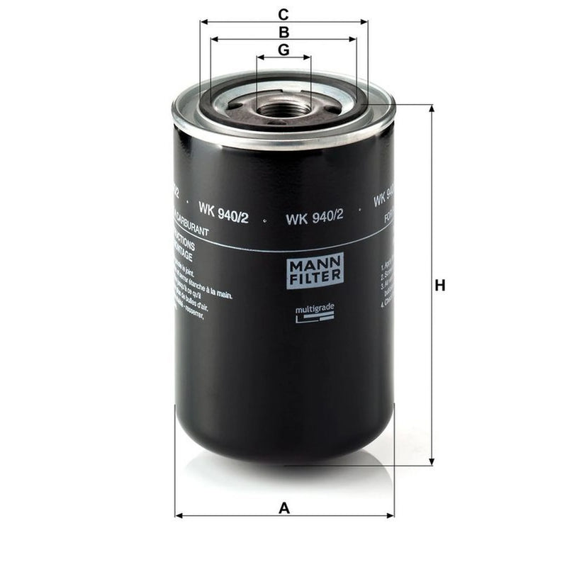 MANN-FILTER Fuel Filter Element