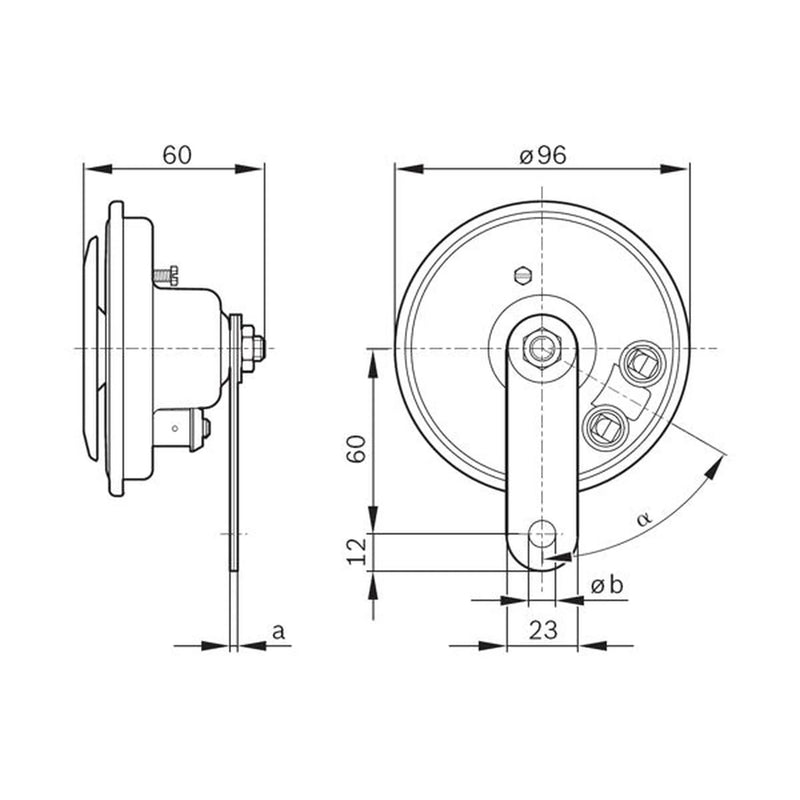 Bosch Car Horn Signal Unit