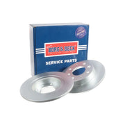 Borg & Beck Front & Rear Brake Discs & Pads fits Kia Clarus 1996-2001 1.8 2.0