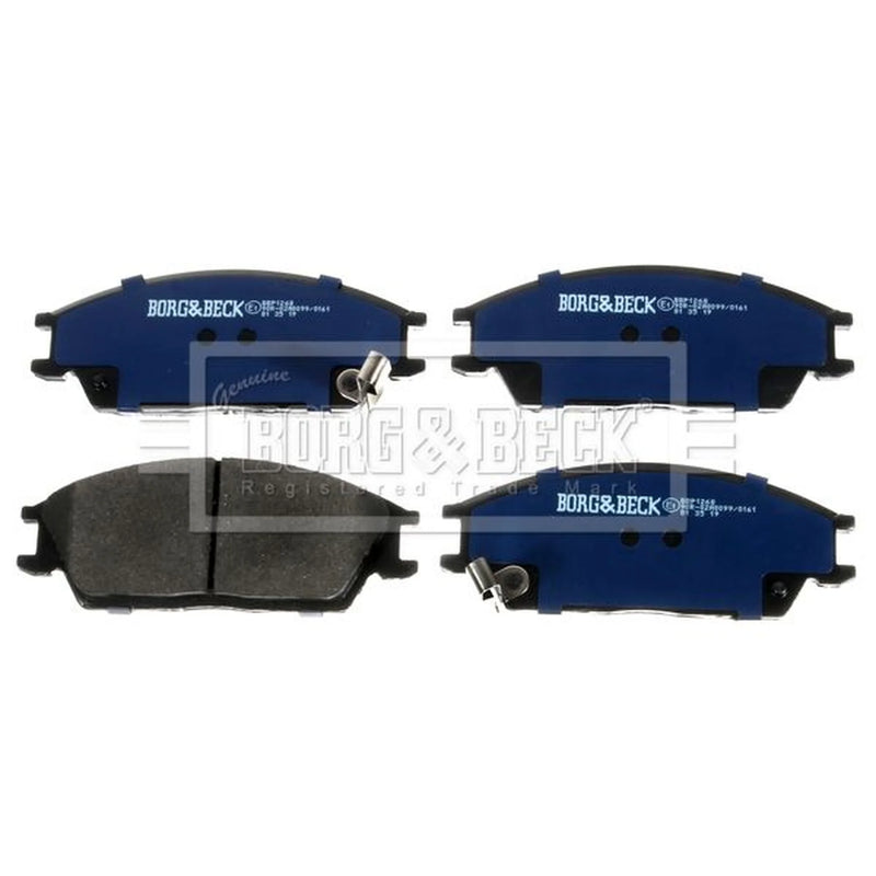 Borg & Beck Front Brake Discs & Pads fits Hyundai Stellar 1983-1991 1.6 2.0