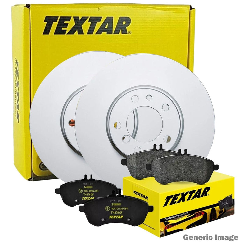 Textar 1 x Solid 280mm Brake Disc 92153703