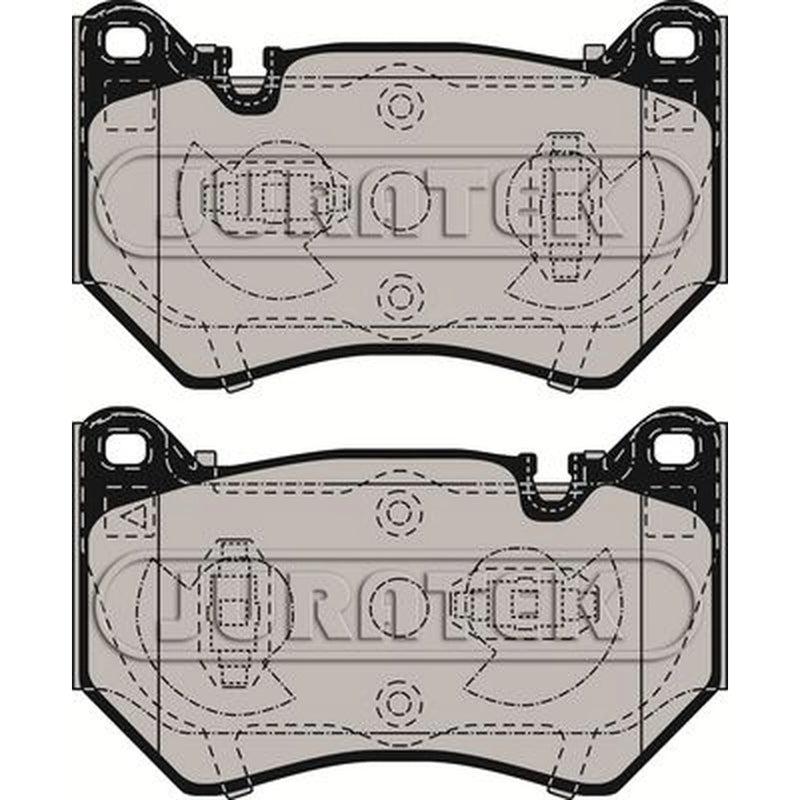 Juratek Front Brake Pad Set fits Audi Q5 2016-2021 2.0