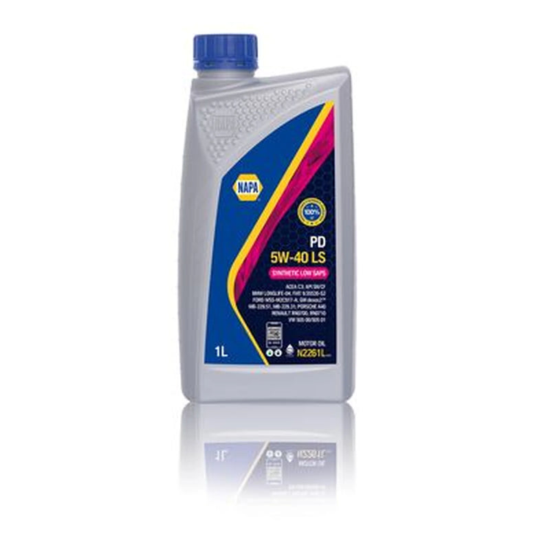 NAPA Engine Synthetic Oil 1L C3 SN/CF 5W-40 fits Alfa Romeo 8C 2007-2009 4.7