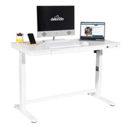 Dellonda Single Motor Ultra-Quiet Electric Desk with Control Panel USB Port Dellonda - Dynamic Drive