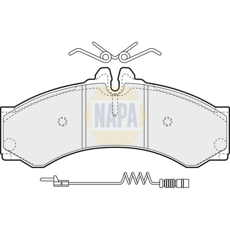 NAPA Rear Brake Pad Set fits Mercedes-Benz Sprinter 4-T 1995-2006