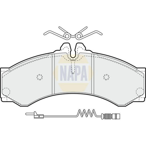 NAPA Rear Brake Pad Set NBP1857