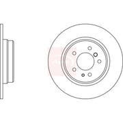 Apec Rear Brake Solid Discs & Pads fits BMW 7 1994-2001