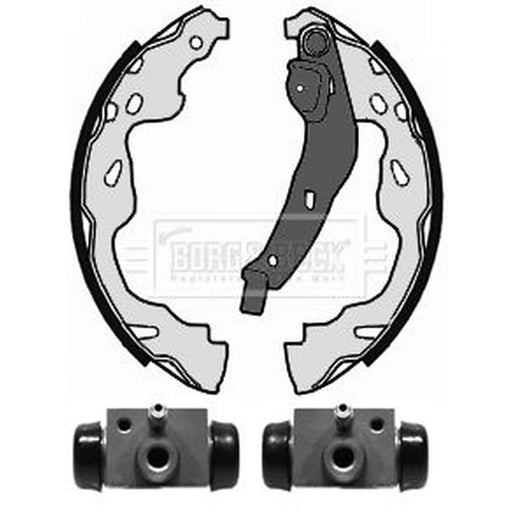 Borg & Beck Brake Shoe Set Axle Kit BBS1118K