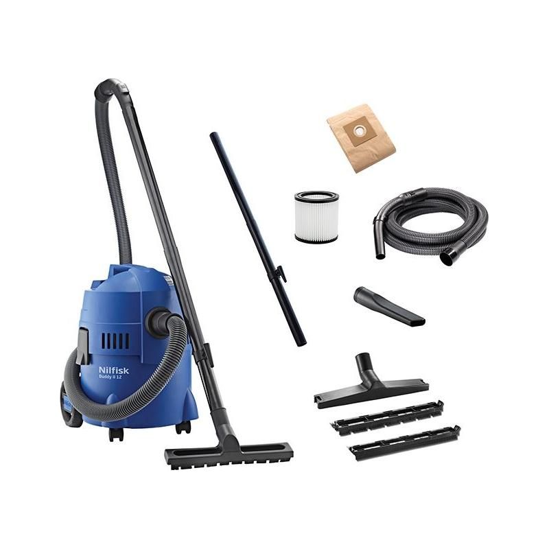 Nilfisk Buddy II Wet & Dry Vacuum 12 litre 1200W 240V Nilfisk - NN4 Online