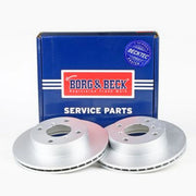 Borg & Beck Front Brake Vented Discs & Pads fits Suzuki Alto VI 2002-2008 1.1