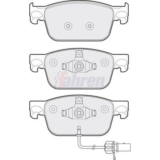Fahren Front Brake Pad Set FBP3786
