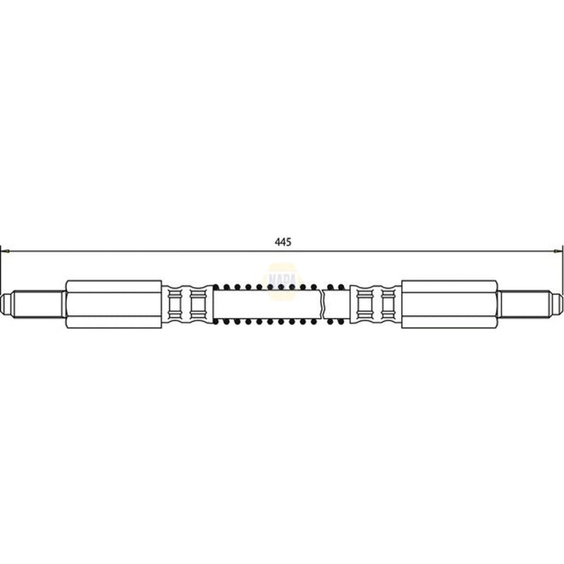 NAPA Brake Hydraulic Hose Line Front NBH1097