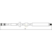 NAPA Brake Hydraulic Hose Line Front NBH1206